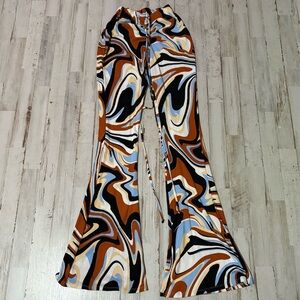 Rue21 Disco Retro Flare Leggings Small